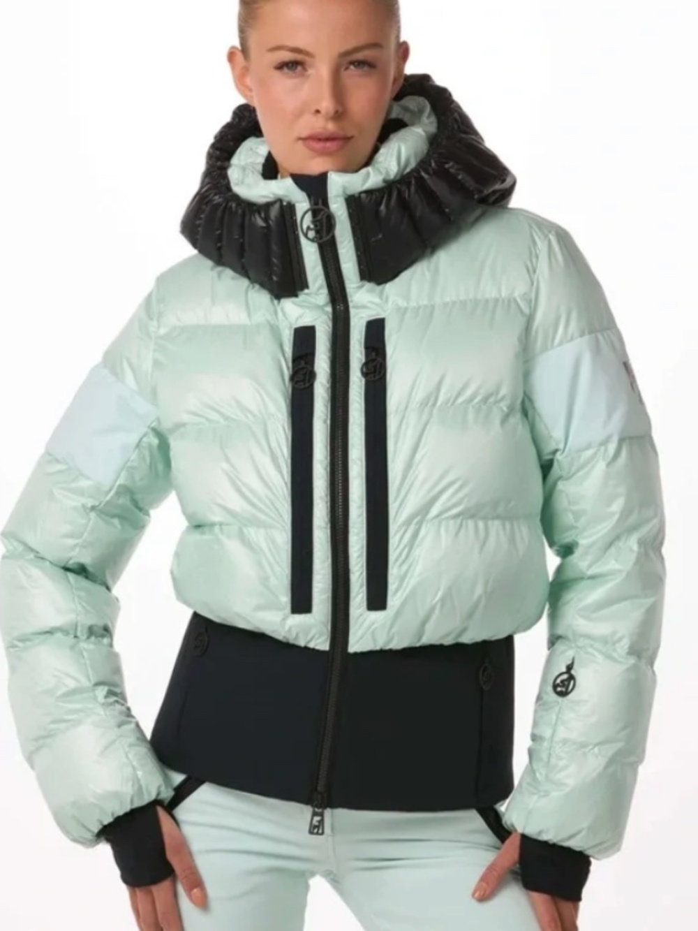 Toni Sailer Bernadette ski jacket size 36 (small)  moonlight jade